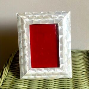 Vintage Mother of Pearl Standing Frame